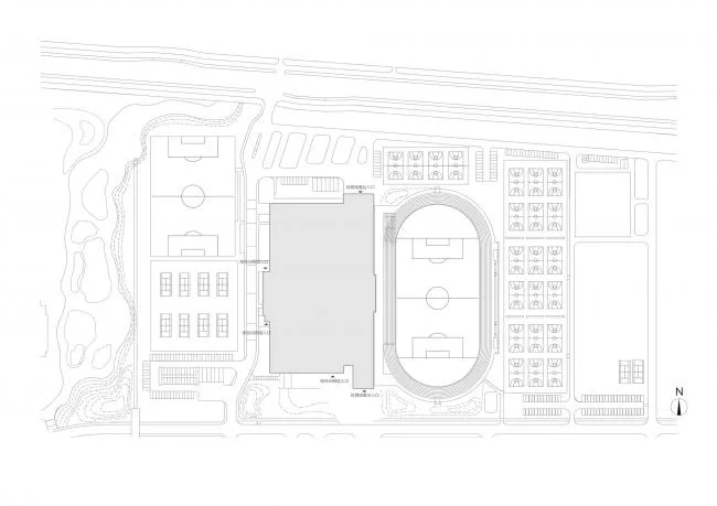 BIM建筑|浙江年夜学国际结合学院（海宁国际校区）综合体育馆 / 浙江年夜学建筑设计研讨院