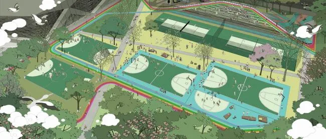 BIM建筑|动感的能量盒子：扬州南部新城体育园 / 柏涛设计