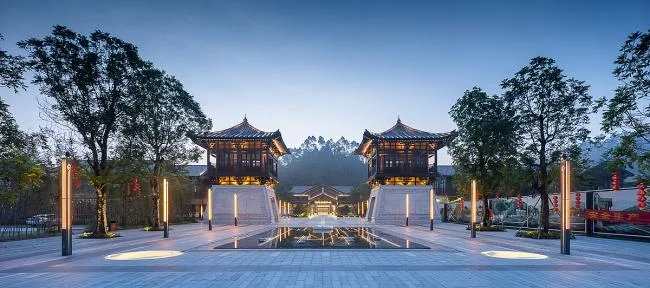 BIM建筑|禅缘此地，不向远方——新兴禅域小镇 / 境作品