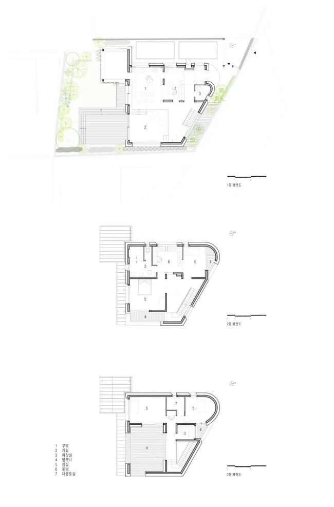 BIM建筑|都会隐宅的几何韵律：首尔平昌洞