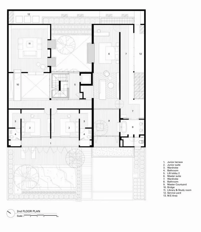 BIM建筑|风吹池水，阵阵清冷：雅加达热带私家室第