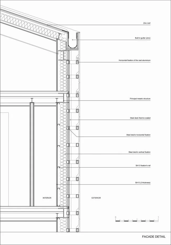 BIM建筑|仿佛流浪古老遗迹旁熠熠生辉的金色戒指：国立中世纪博物馆新旅客中间