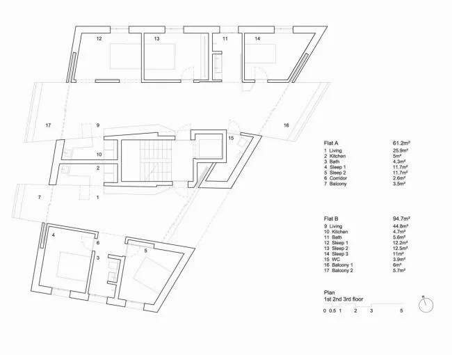BIM建筑|粗犷的高等感，苏黎世经济实用公寓楼 / Gus Wüstemann