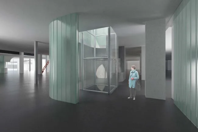 BIM建筑|素胚瓷片，曲线勾画，上海申窑艺术中间（一期）/ 刘宇扬建筑事务所
