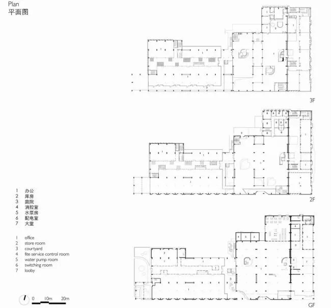 BIM建筑|素胚瓷片，曲线勾画，上海申窑艺术中间（一期）/ 刘宇扬建筑事务所
