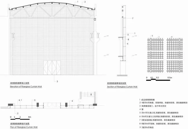 BIM建筑|素胚瓷片，曲线勾画，上海申窑艺术中间（一期）/ 刘宇扬建筑事务所