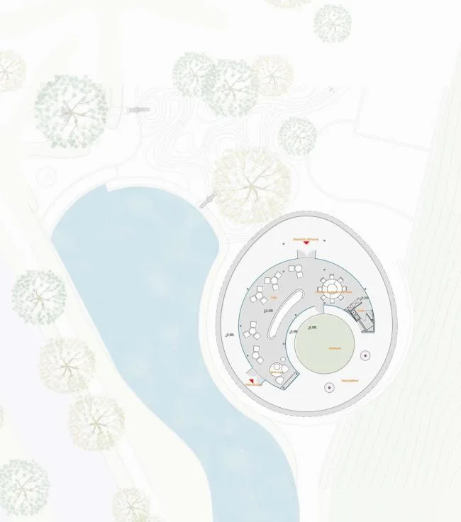 BIM建筑|沙岸上的白色凉帽：阿那亚咖啡厅 / odd