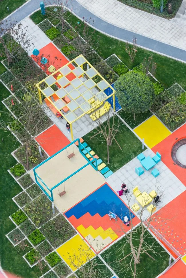 BIM建筑|多彩的像素乐土 / 100architects
