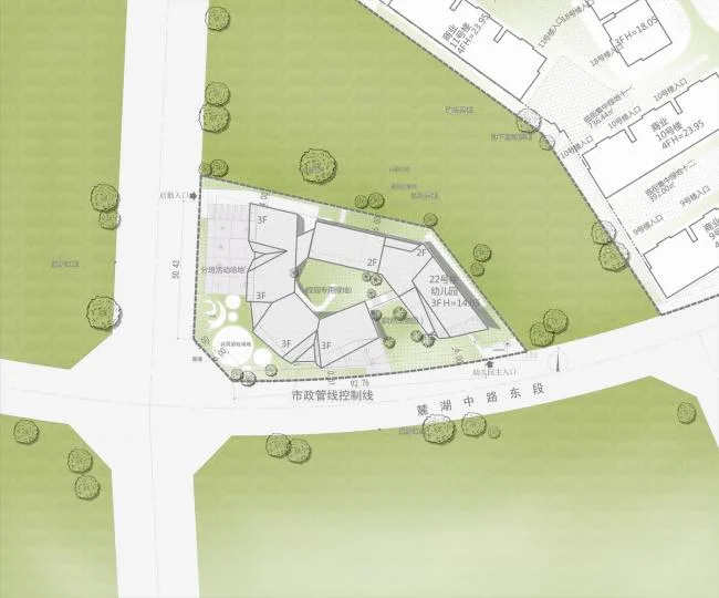 BIM建筑|场合、几何学、天然——成都万科公园传奇幼儿园 / 成执设计