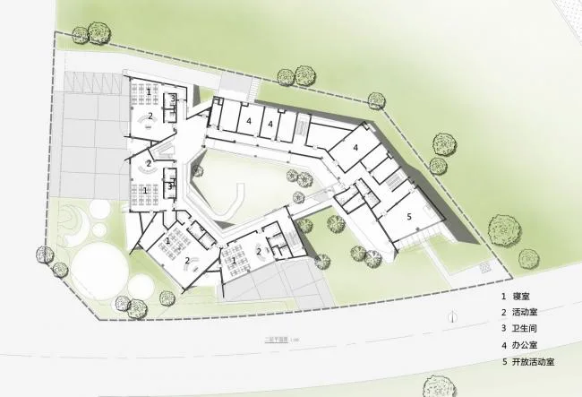 BIM建筑|场合、几何学、天然——成都万科公园传奇幼儿园 / 成执设计