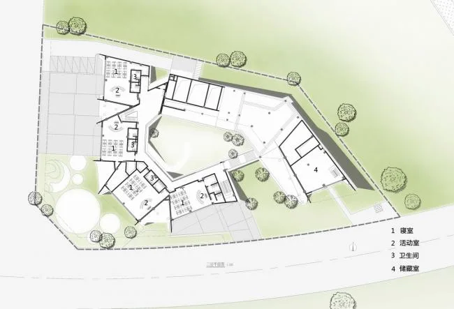 BIM建筑|场合、几何学、天然——成都万科公园传奇幼儿园 / 成执设计
