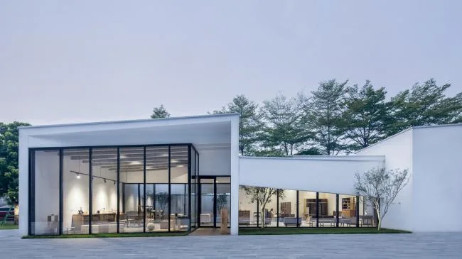 BIM建筑|简约而有格调的生涯美学馆 / 墨照建筑设计事务所