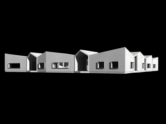BIM建筑|仿佛散落地上随风起褶皱的方丝帕：El Cortijo之家
