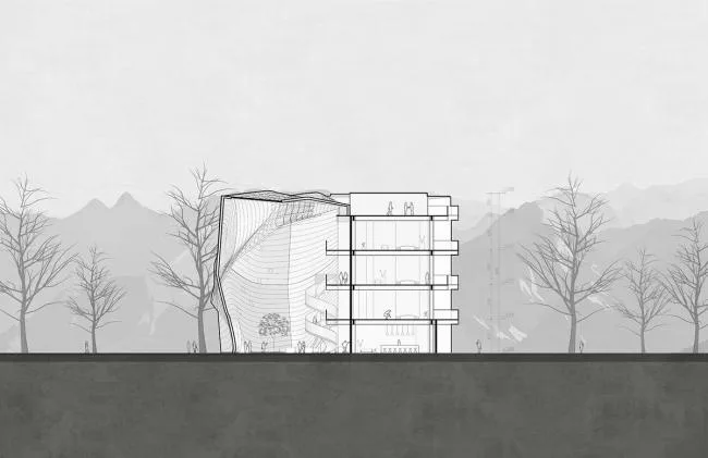 BIM建筑|以“琴弦拨动”为原型，慕达建筑设计 M50艺术酒店