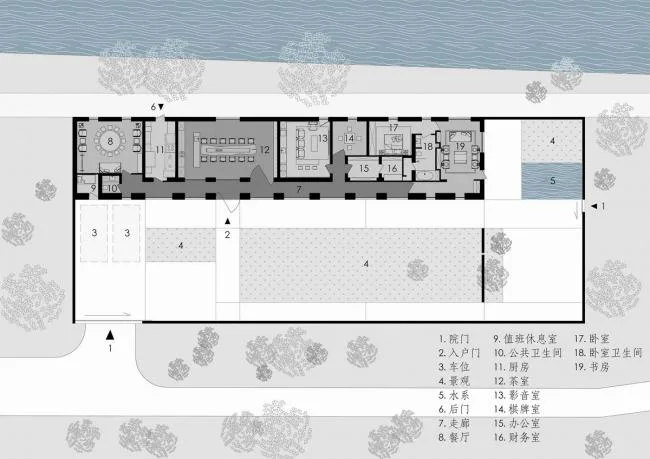 BIM建筑|河荫私院：北京11号院私家会所 / 鳞见设计