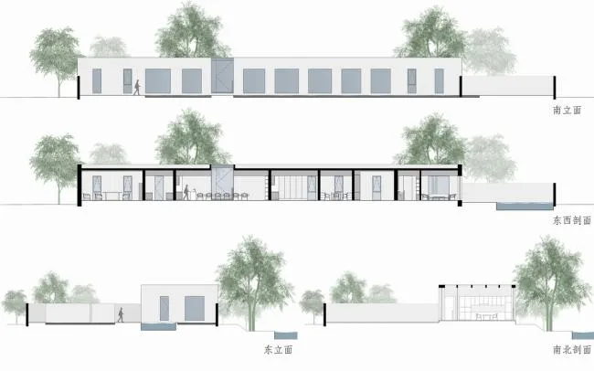 BIM建筑|河荫私院：北京11号院私家会所 / 鳞见设计
