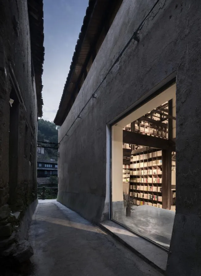 BIM建筑|山丘聚落中的村落藏书楼：前锋松阳陈家展布衣书局 / 张雷结合建筑事务所