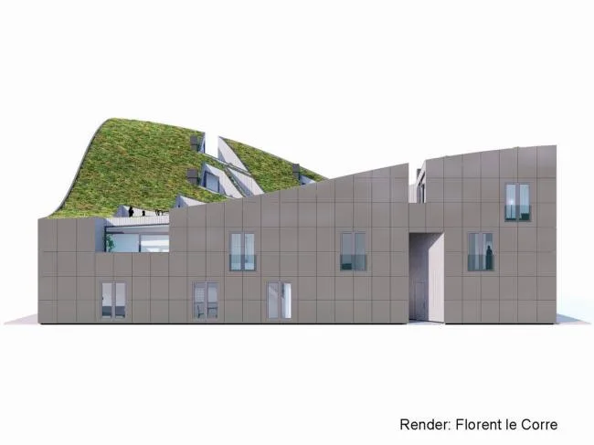 BIM建筑|如同随风舞动的旗号：荷兰Hidden Delights公寓 / NL Architects