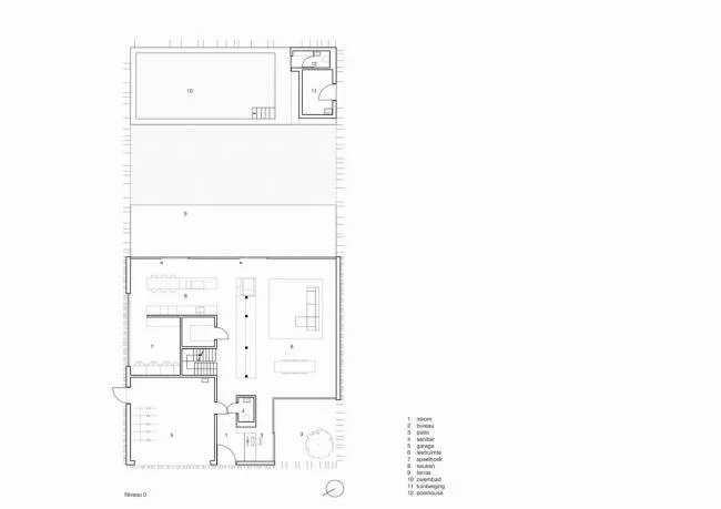 BIM建筑|比利时耐候钢室第 / DMOA Architecten