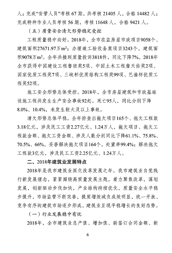 BIM与装配式|重庆市2018年建筑业发展报告