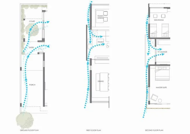BIM建筑|立面格栅木板酷似“算盘”的印度自力室第 / studioXS