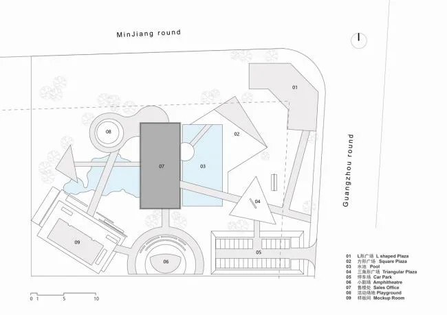 BIM建筑|竹苞松茂，仿佛一个魔幻水晶——广州路壹号院 / aoe|事建组