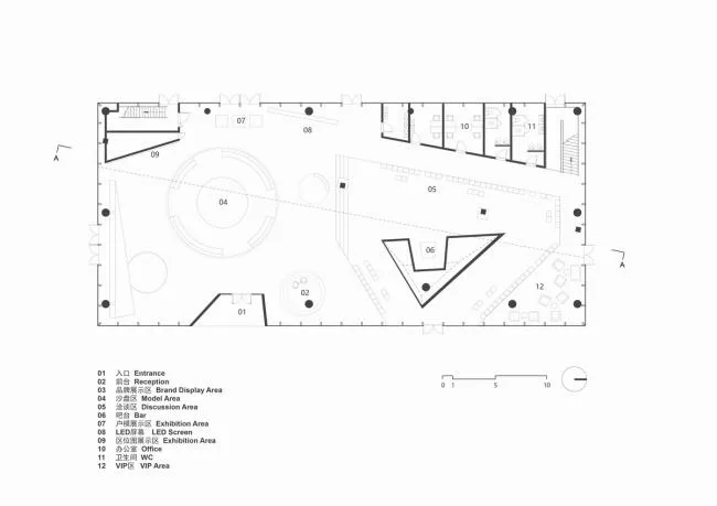 BIM建筑|竹苞松茂，仿佛一个魔幻水晶——广州路壹号院 / aoe|事建组