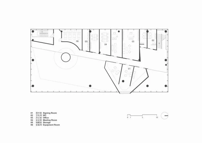 BIM建筑|竹苞松茂，仿佛一个魔幻水晶——广州路壹号院 / aoe|事建组