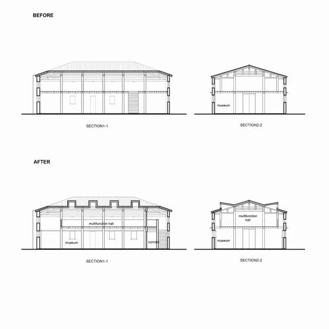 BIM建筑|奇峰村史馆 / SUP素朴建筑工作室