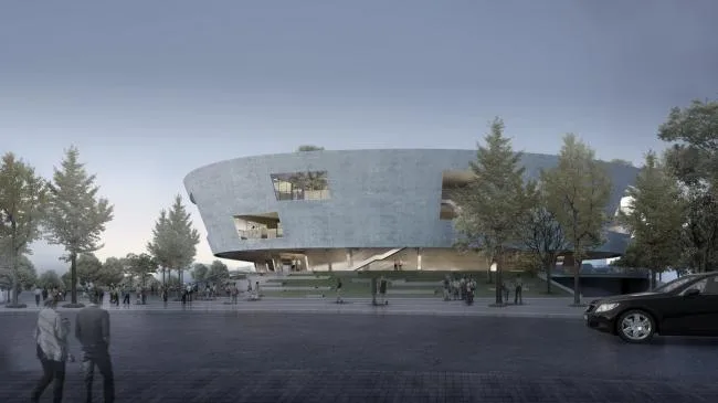 BIM建筑|静若处子，流光四溢——中国轻纺城时尚宣布戏院 / WAU建筑事务所