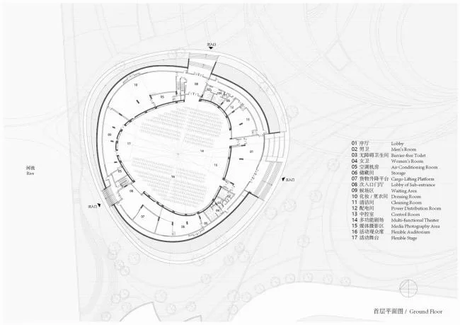 BIM建筑|静若处子，流光四溢——中国轻纺城时尚宣布戏院 / WAU建筑事务所