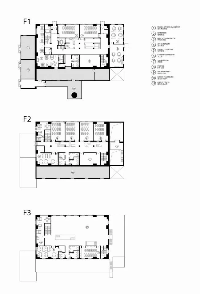BIM建筑|送给孩子一座“岛屿”—— 一土黉舍北京校区 / Crossboundaries