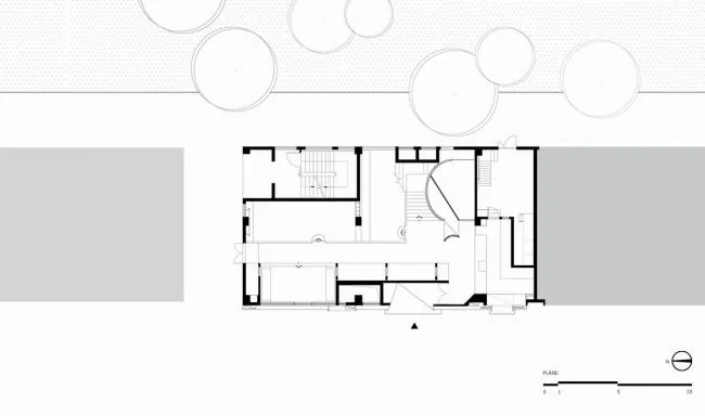 BIM建筑|碰见，在方圆角之间：地山空间 / 朴居空间设计研讨室（PUJU）