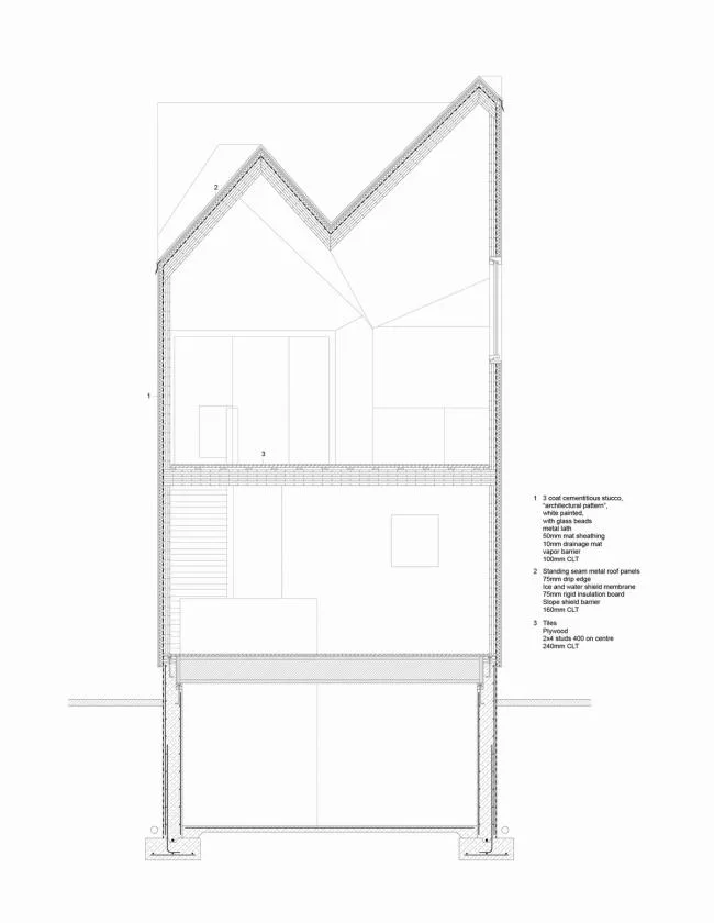 BIM建筑|屋顶***切割，复回经典的现代纯白室第 / MALL