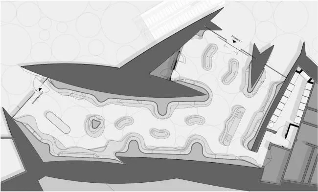 BIM建筑|云诡波谲，仿佛渗透光线的原始洞窟：卡塔尔国度博物馆商铺 / 高田浩一建筑事务所