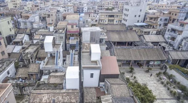 BIM建筑|众筹来的露台公共空间——新基白屋子平易近宿群 / 竖梁社建筑