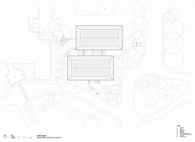 BIM建筑|通透坦荡，翘首以盼，引领立异：麦考瑞年夜学创业孵化中间 / Architectus