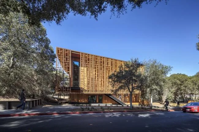 BIM建筑|光影斑驳，坐落湖畔的学术交换中间