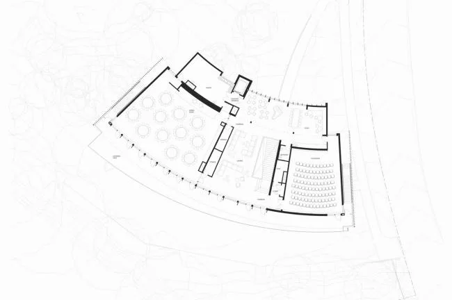 BIM建筑|光影斑驳，坐落湖畔的学术交换中间