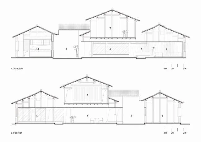 BIM建筑|叫醒记忆，沧桑而丰年代感的老屋子改革：不雅茶庭 / 南京悦设空间设计