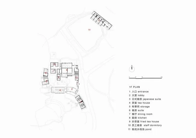 BIM建筑|茂林清泉，焚喷鼻喝茶：茶言不雅舍 / 是合设计工作室