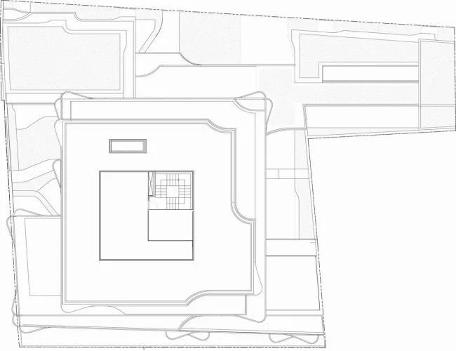 BIM建筑|IV Castle Lane 公寓，曲线转角柔化城市标准 / DROO