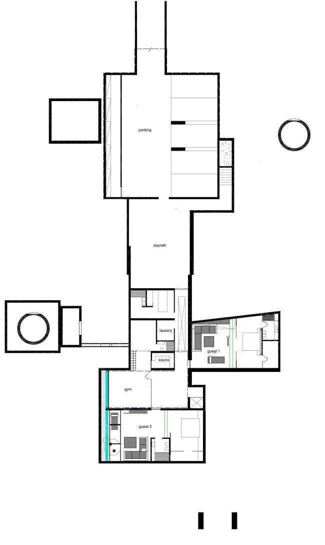 BIM建筑|具有广阔视野，似漂浮于海上的“游艇”——H3室第