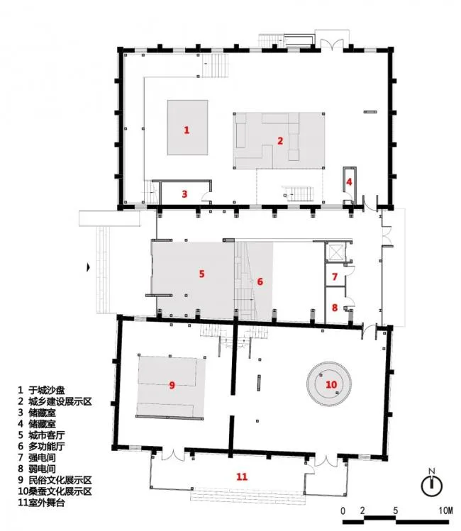 BIM建筑|河水清清，乡愁悠悠：小镇粮仓改革 / 上海交通年夜学城镇空间文化与科学研讨中间