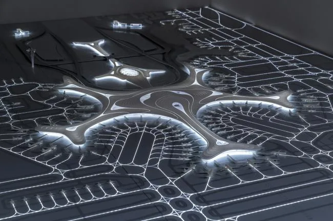 BIM建筑|MAD颁布哈尔滨新机场设计——“北国冰花”