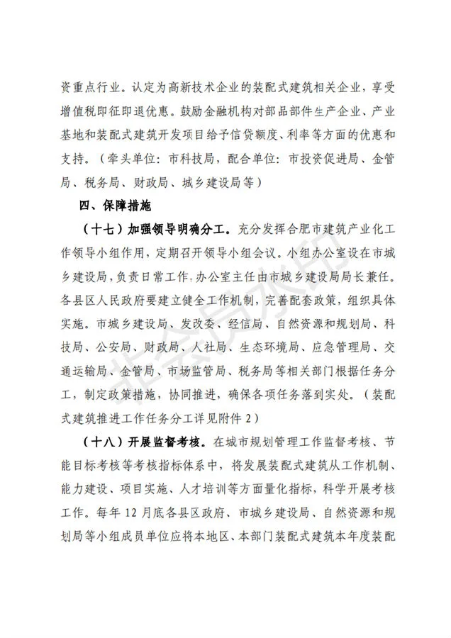 BIM与装配式|合肥市人民政府办公室关于进一步推进建筑产业化发展的实施意见（征询意见稿）合肥市人民政府办公室关于进一步推进建筑产业化发展的实施意见（征询意见稿）