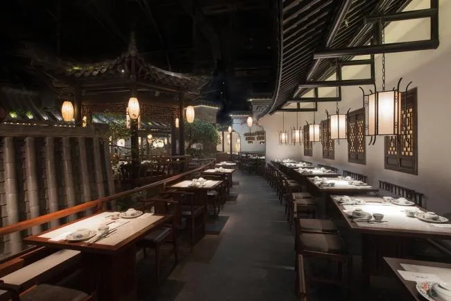 BIM建筑|闲庭散步，锦瑟韶华：江南里中餐厅，江苏常州／卧野空间设计事务所
