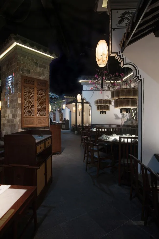 BIM建筑|闲庭散步，锦瑟韶华：江南里中餐厅，江苏常州／卧野空间设计事务所
