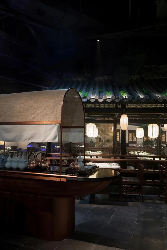 BIM建筑|闲庭散步，锦瑟韶华：江南里中餐厅，江苏常州／卧野空间设计事务所