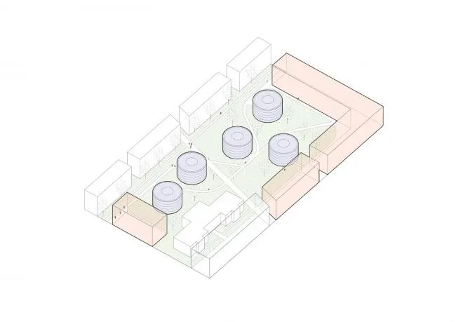 BIM建筑|雄壮壮阔，混凝土立面映出希腊神话故事：萨克莱年夜学学生公寓